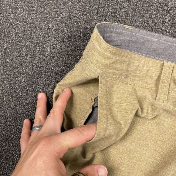O’Neill Shorts Casual Hybrid Khaki Drawstring Mens Shorts Size 36 - Picture 4 of 8